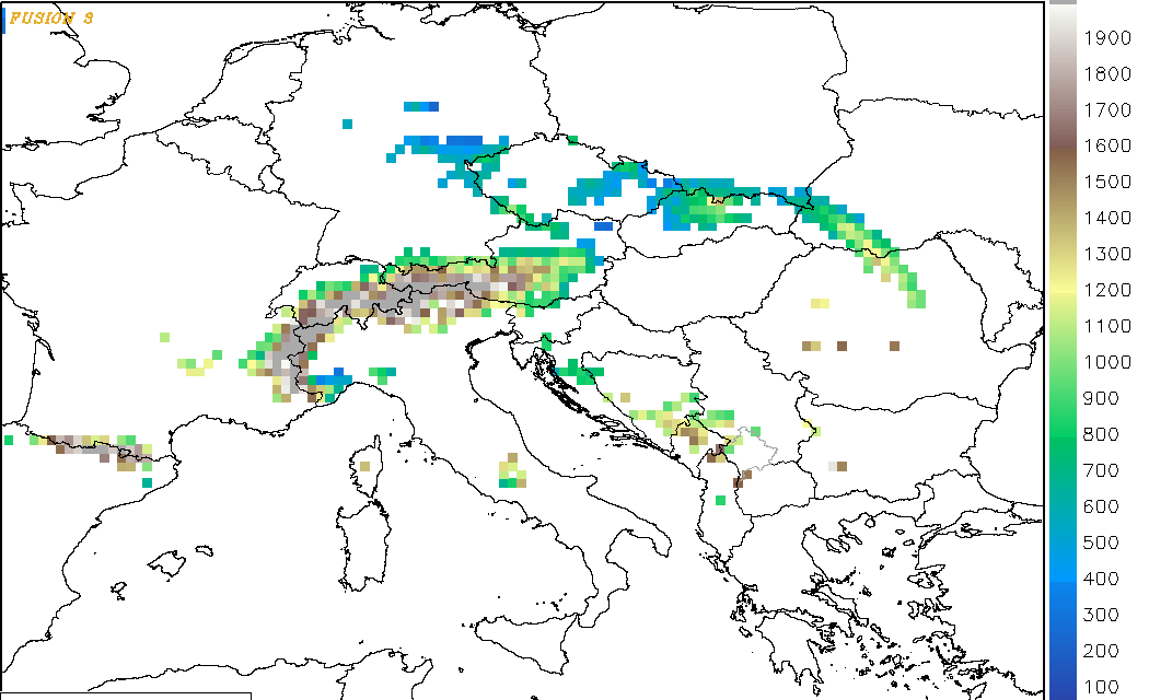 Izmjene na prognostičkim kartama, WRF-ARW (listopad 2020)