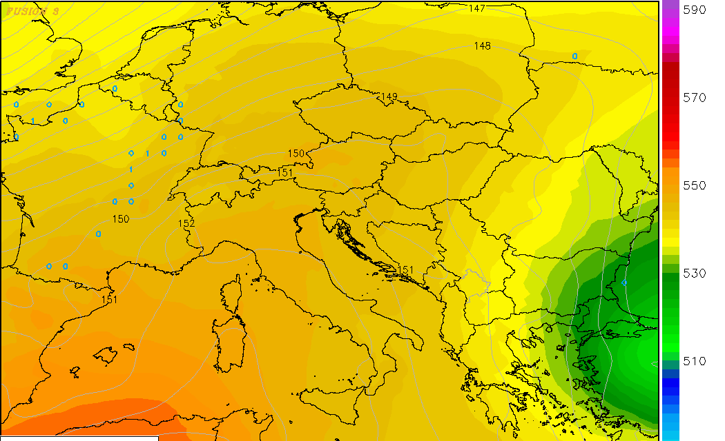 Od srijede sve toplije, a zatim slijedi niz toplih, stabilnih, anticiklonalnih dana