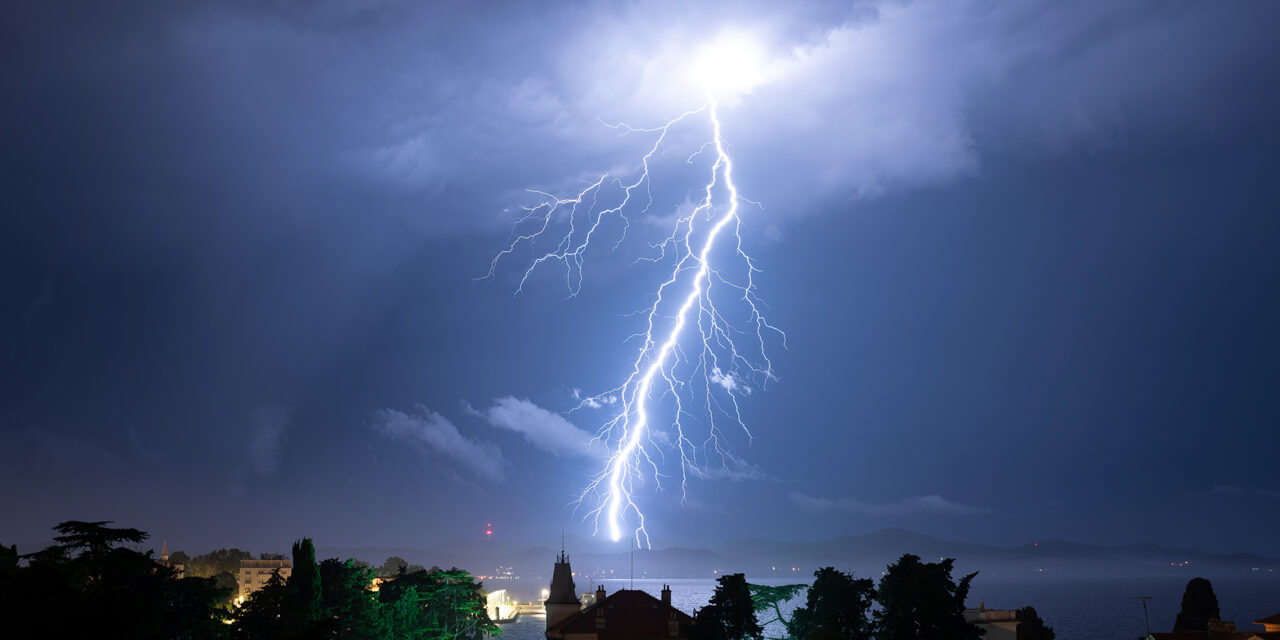 Jutarnja nevera nad Zadrom, 5. kolovoza 2021.