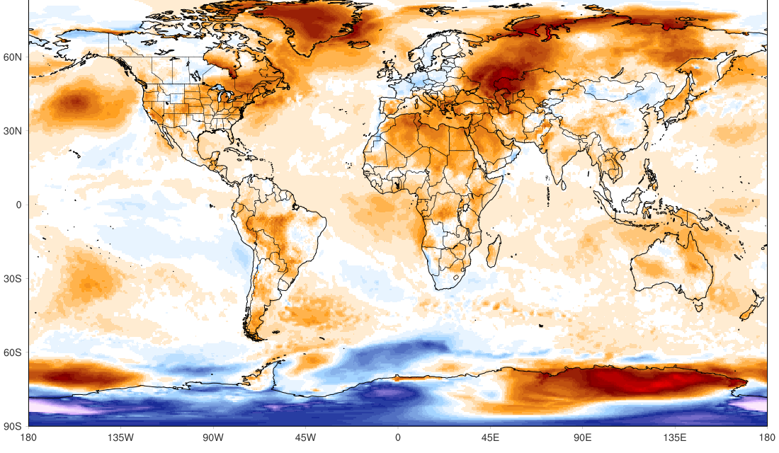 Globalna anomalija temperature (UAH, LT) za kolovoz 2021: +0,17°C