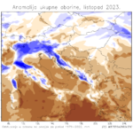 Klimatska analiza listopada 2023.