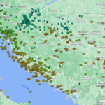Bizarni temperaturni gradijenti na početku klimatološke zime